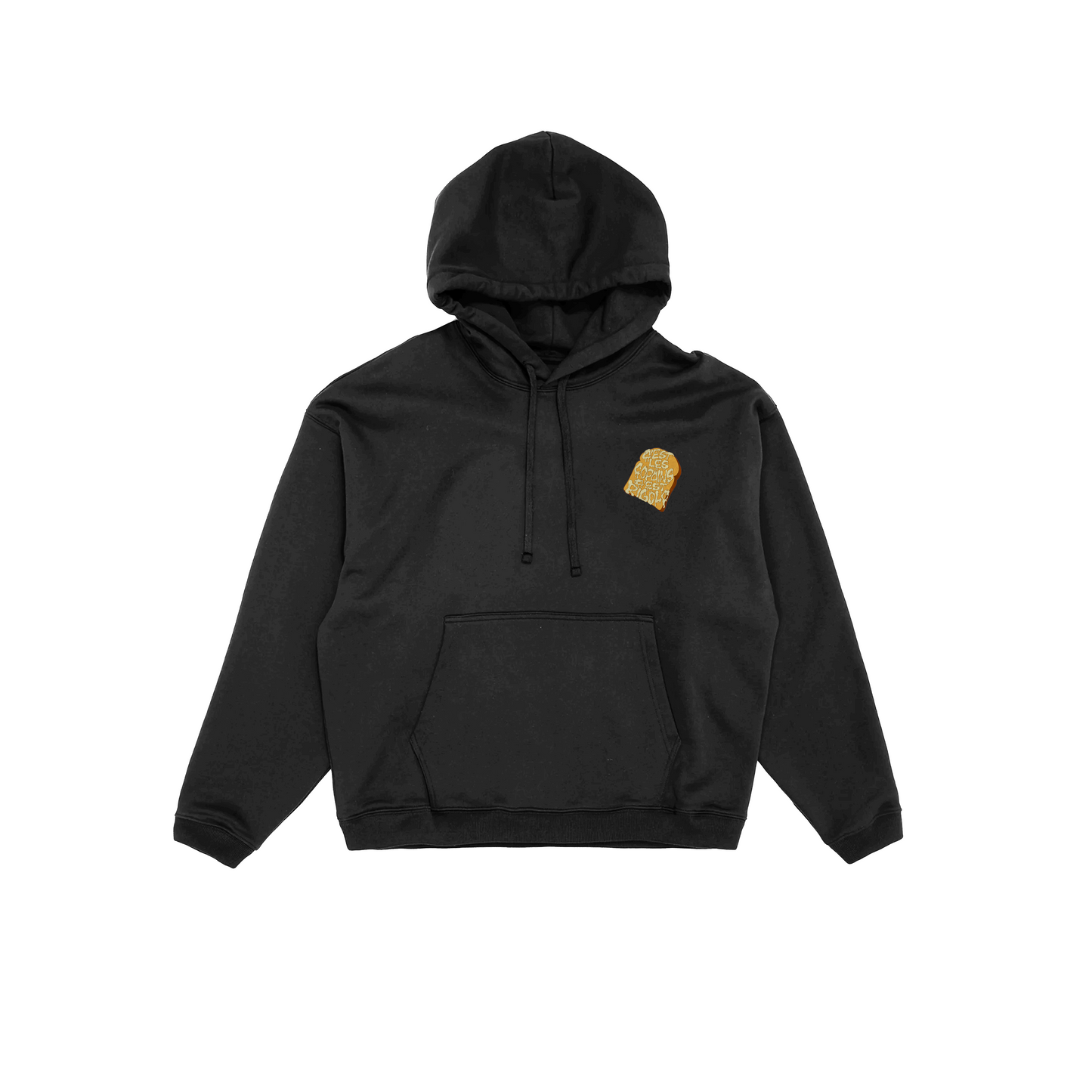 Hoodie Noir Brioche petit logo