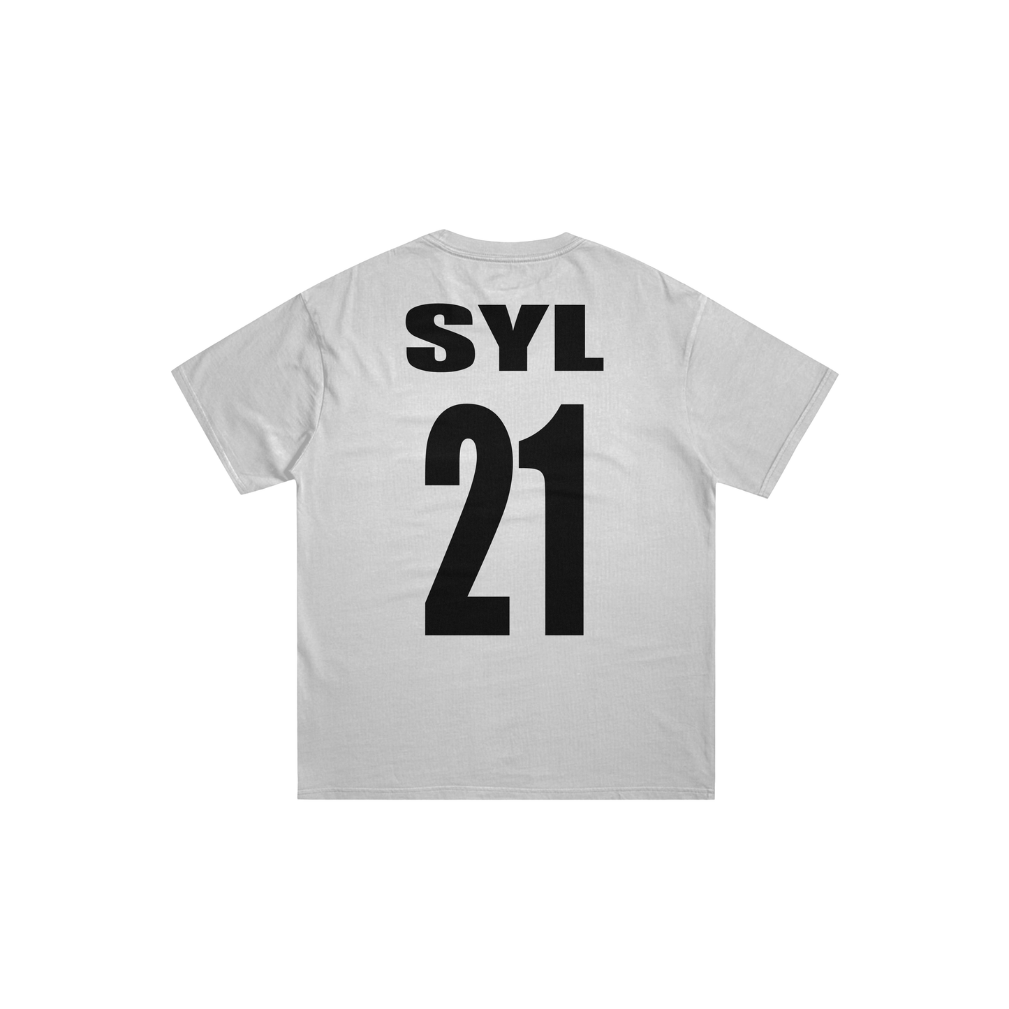 Tee-shirt blanc tricolore Oversize