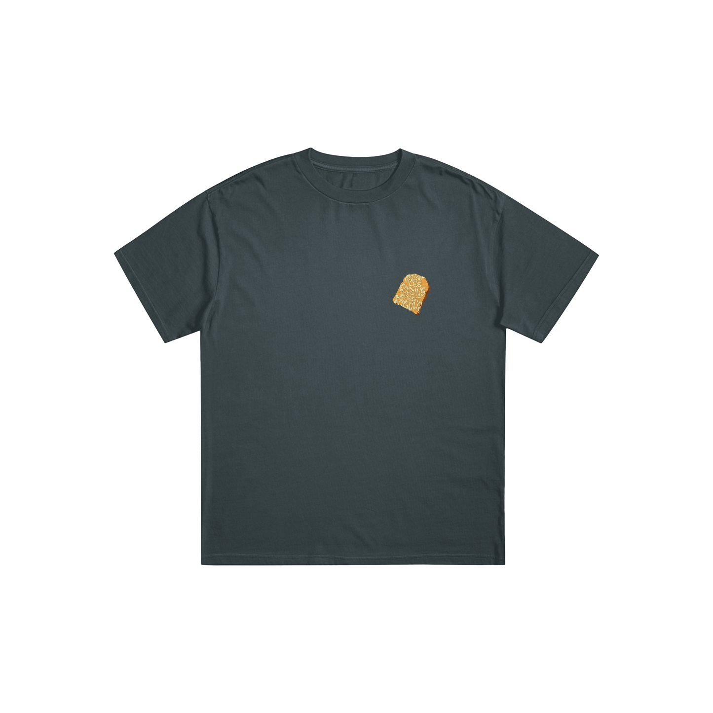 Tee-shirt Vert Brioche petit logo Oversize