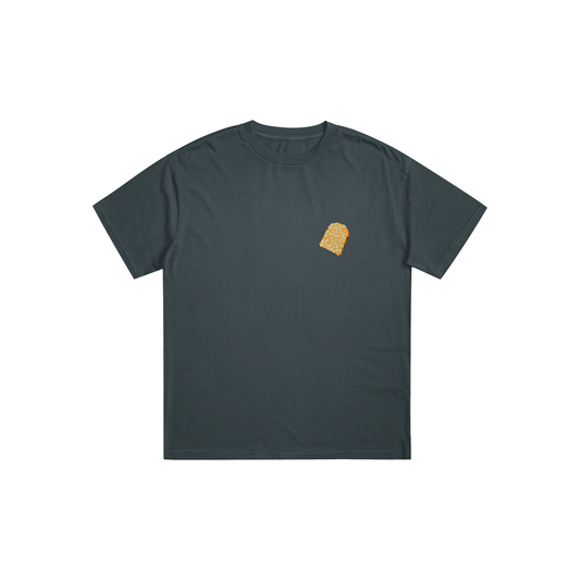 Tee-shirt Vert Brioche petit logo Oversize