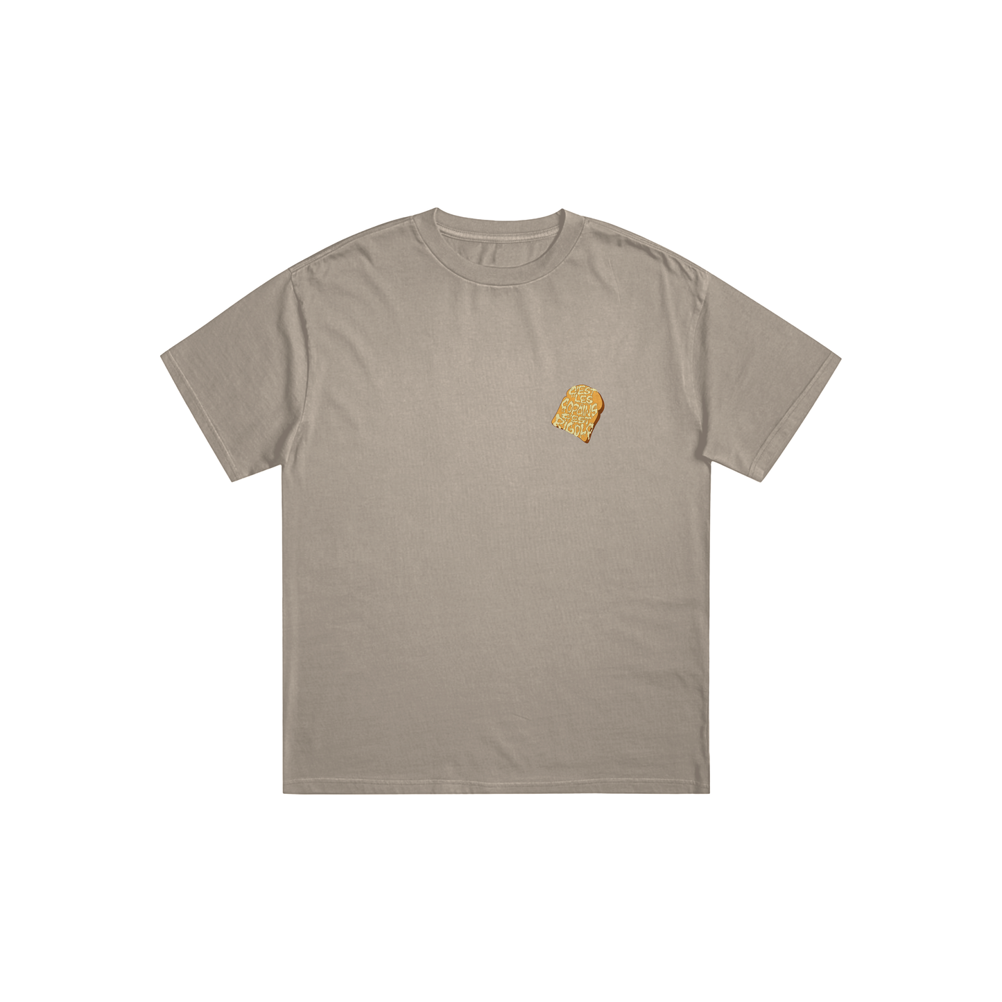 Tee-shirt Sable Brioche petit logo Oversize