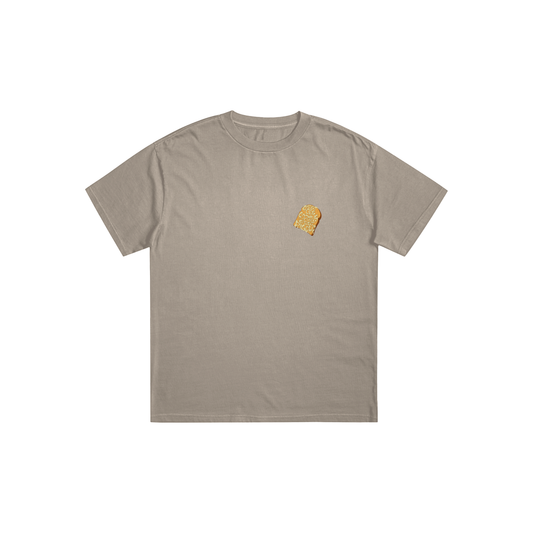 Tee-shirt Sable Brioche petit logo Oversize